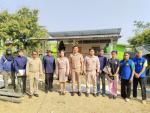 ลงพื้นที่งานสร้างบ้านผู้ยากไร้ นายดม แรงจบ อายุ ๗๗ ปี